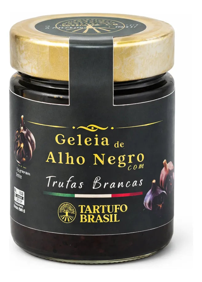 Geleia de Alho Negro com Trufas Brancas Tartufo Brasil (Gourmet)