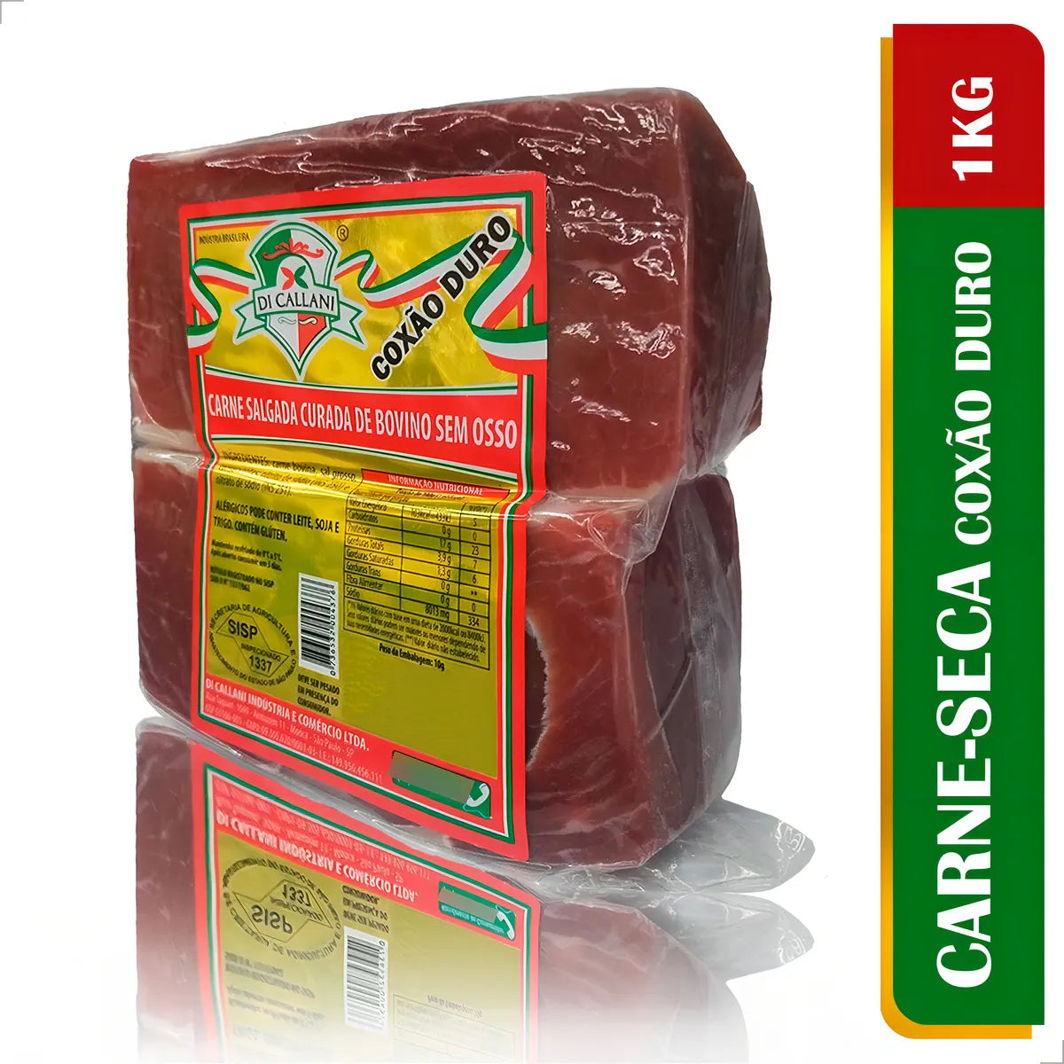 Carne-Seca (Coxão Duro) Tradicional Charque 1Kg – Di Callani