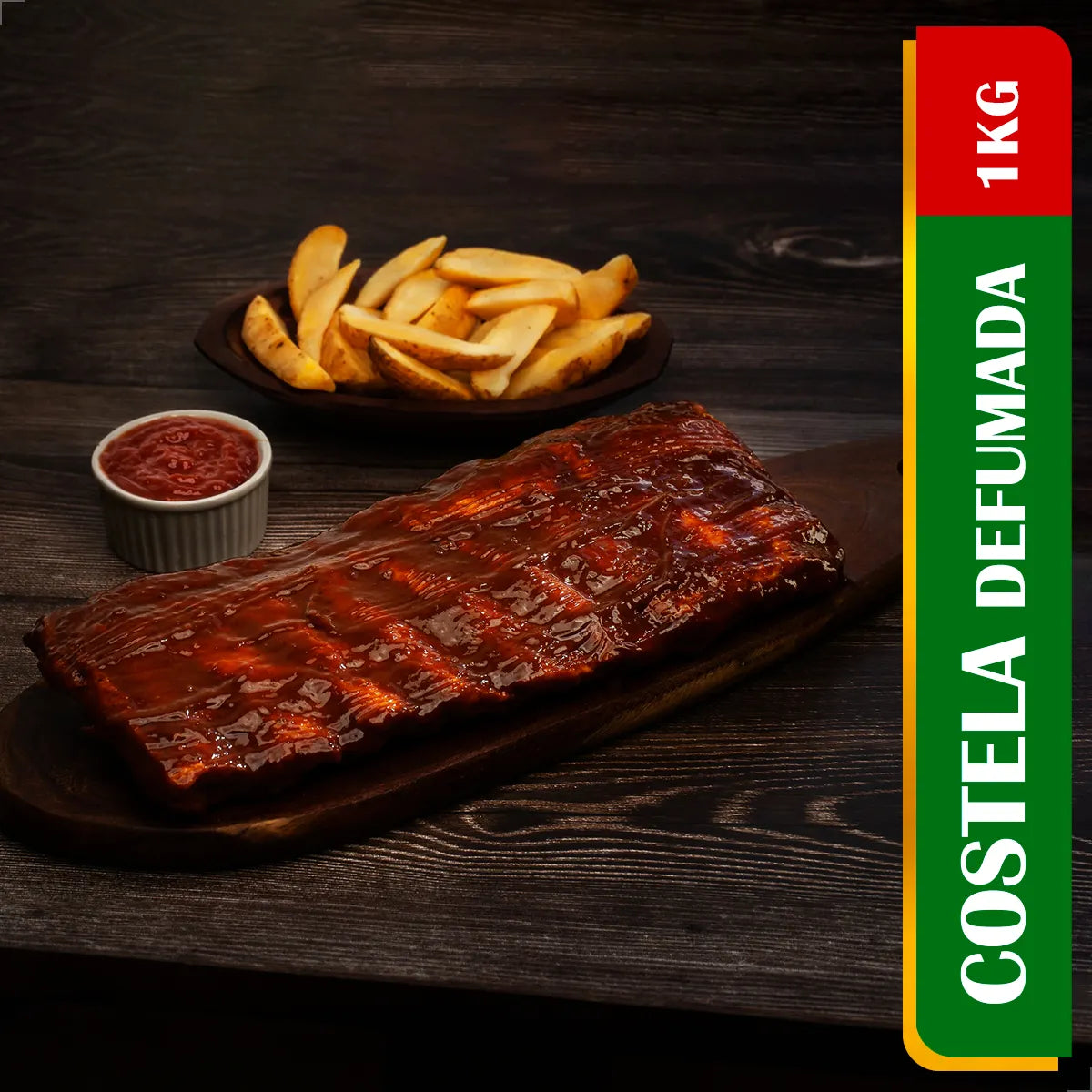 Costela Suína Defumada Di Callani (Peça Inteira / Aprox. 1,3kg)