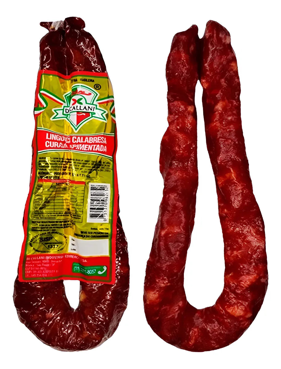 Linguiça Calabresa Curada Artesanal Di Callani (400g / Receita Italiana) – Com Pimenta