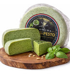 Queijo Gouda com Pesto Verde