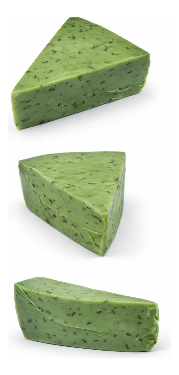 Queijo Gouda com Pesto Verde