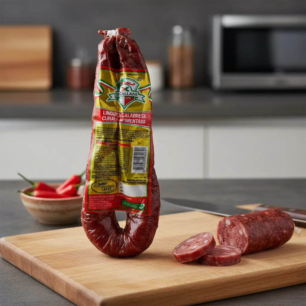 Linguiça Calabresa Curada Artesanal Di Callani (400g / Receita Italiana) – Com Pimenta