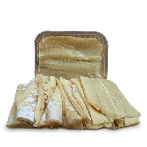 Bacalhau Do Porto Filetado 100% Limpo 1kg – Sem Pele e sem Espinhas