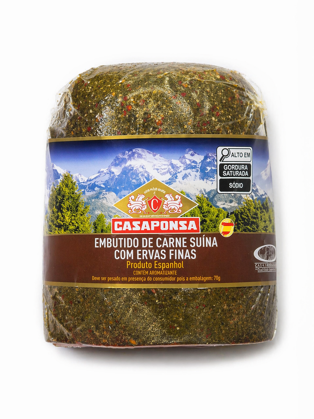 Salame Espanhol Casaponsa com Ervas finas