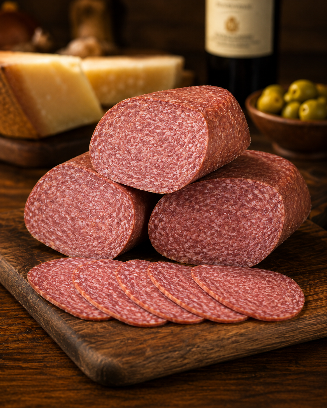Salame Espanhol Casaponsa com pimenta FATIADO
