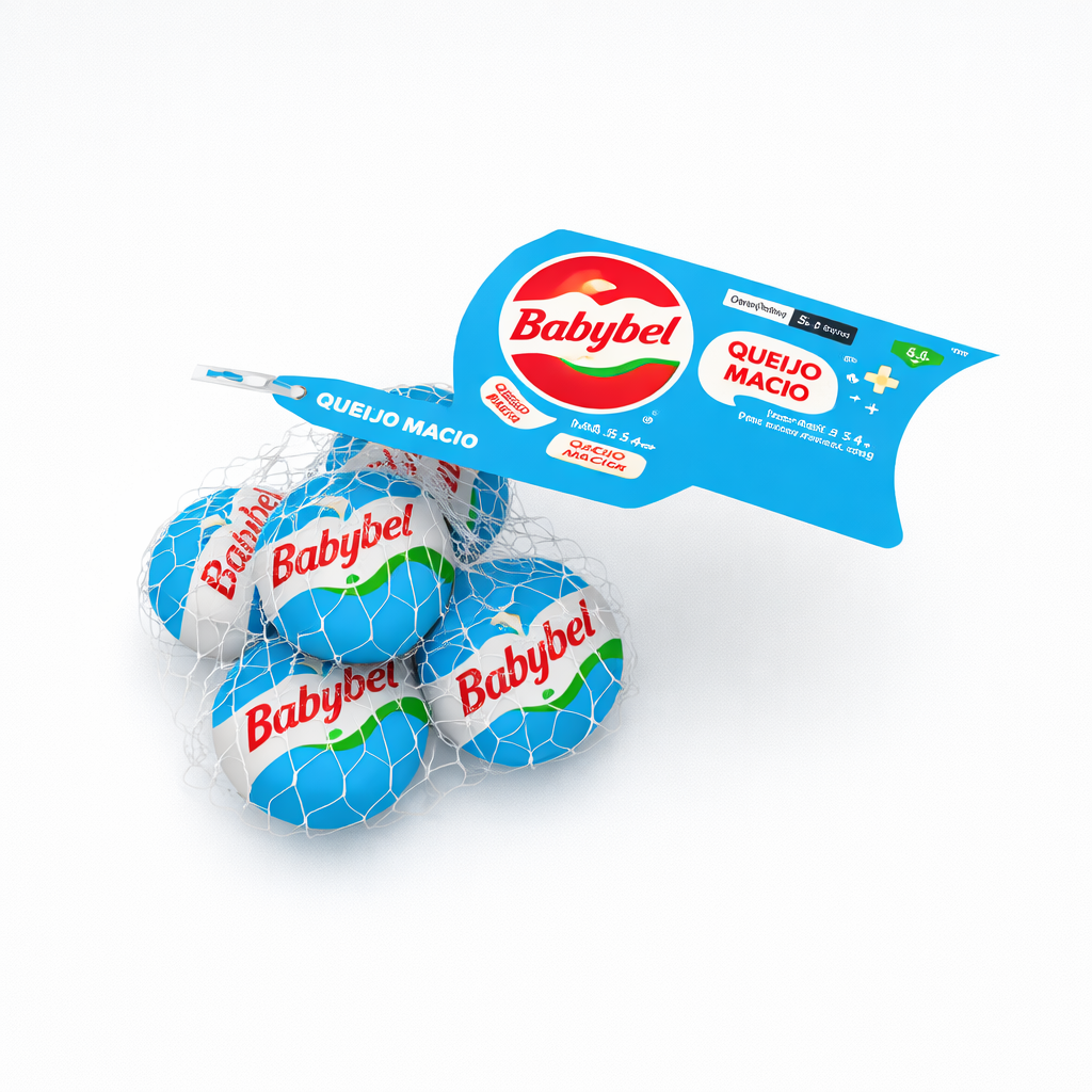 Queijo Francês Babybel Ligth Kit com 5 Unidades